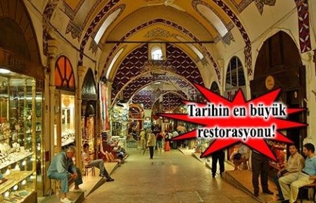 Kapalıçarşıʹda restorasyon çalışmaları başladı