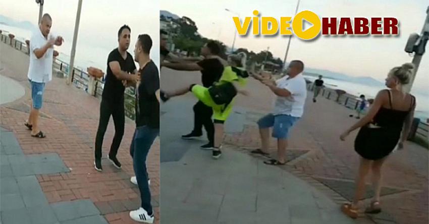 Antalya'da 2'si kadın 3 Rus turisti canlı yayında dövdüler