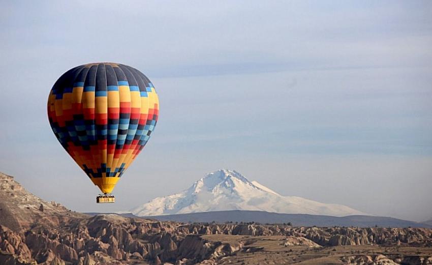 Kayseri'de sıcak hava balon uçuşuna onay verildi