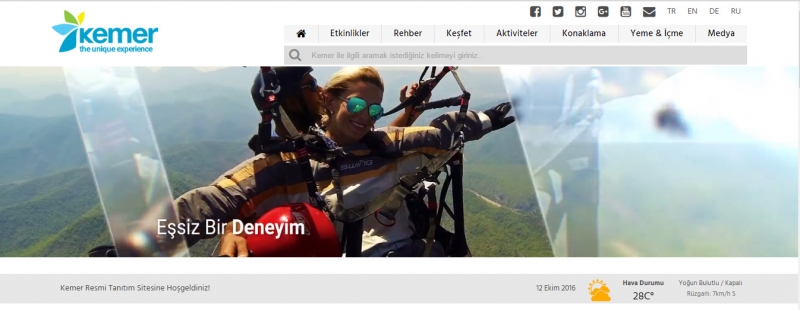 Kemer turizmi ˮVisitkemerˮ ile dünyaya tanıtılıyor
