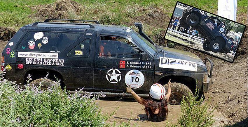 Kız Gibi Off Road ellerinin çamuruyla her yerde
