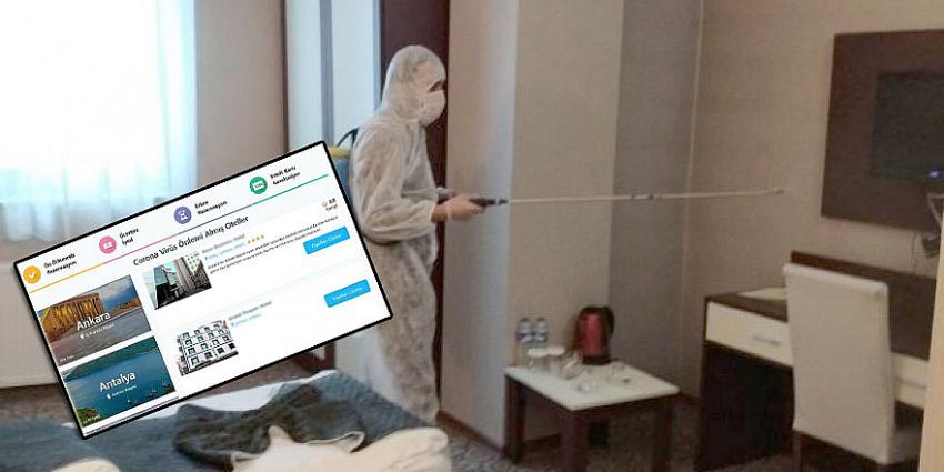 Koronavirüs önlemi almış otellerin odaları internette satışta!