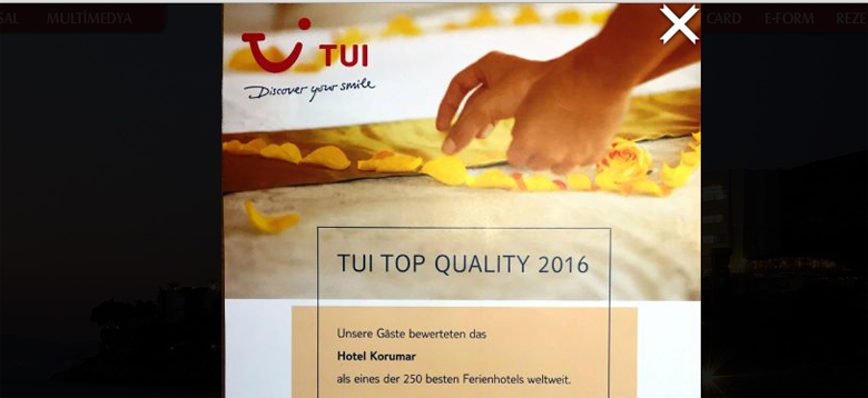 Kuşadası Korumar Otel’in kalitesi tescillendi