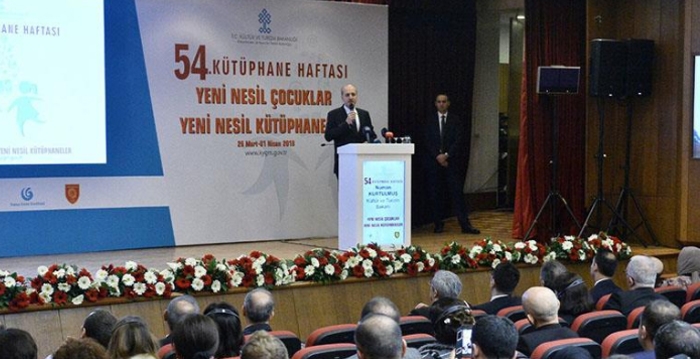 Kütüphane Haftası etkinlikleri Bakan Kurtulmuşʹun katılımıyla başladı