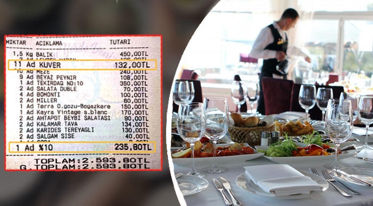 Kuver ve hizmet bedeli uygulamasında tartışma büyüyor