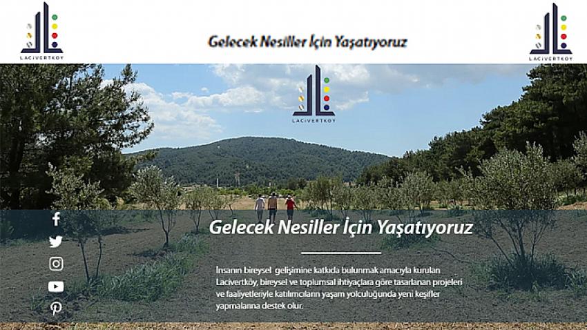 Eko turizm girişimi Lacivert Köy açıldı