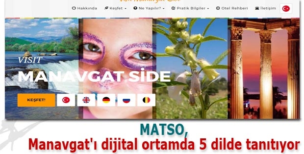 Manavgat dijital ortamda 5 dilde tanıtılıyor