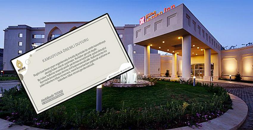 Mardin Hilton Garden Inn Otel'de koronavirüs karantinası! Resmi açıklama geldi
