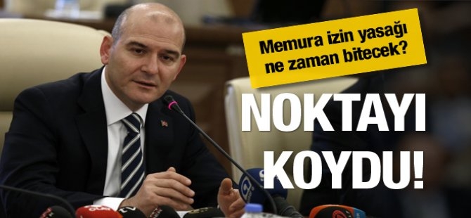 Memura izin yasağı ne zaman bitecek ?