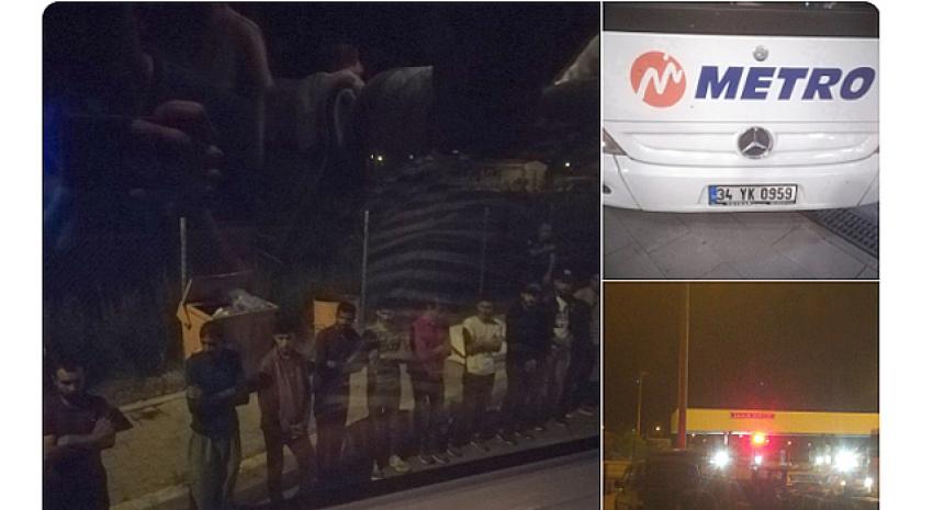 Metro Turizm insan kaçakçılığı yapıyor iddiası! Bagajdan 11 yabancı yolcu çıktı