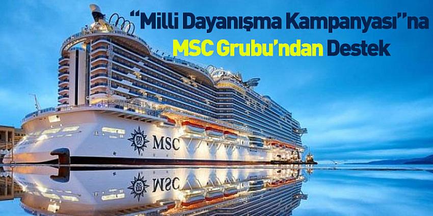 Milli Dayanışma Kampanyası'na MSC Grubu'ndan destek