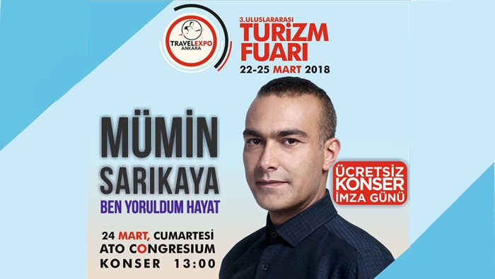 Mümin Sarıkaya Travel Expo Ankara Turizm Fuarıʹnda