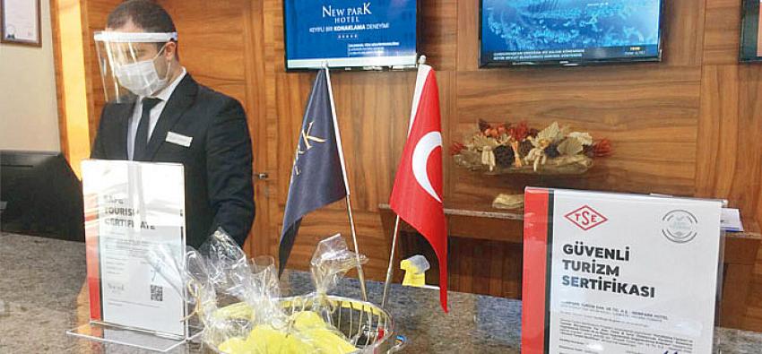 New Park Hotel Ankara'da Güvenli Turizm Sertifikası alan ilk tesis oldu