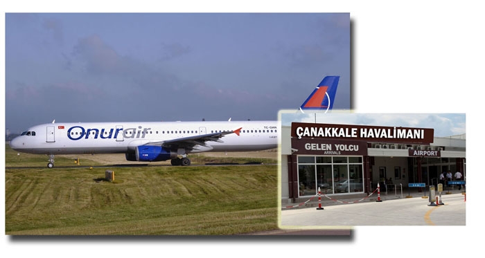 Onur Air Çanakkale-İstanbul seferlerini iptal ediyor