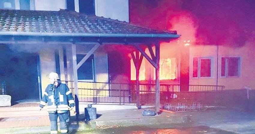 Almanya'da Türk'e ait otel kundaklandı!