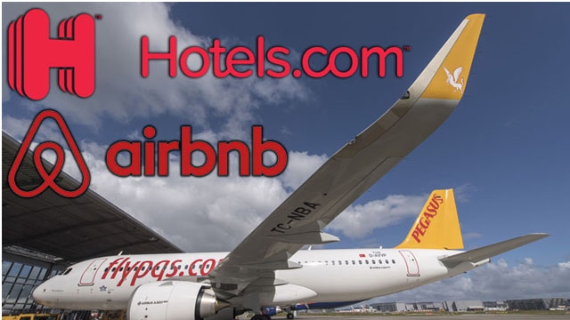 Pegasus’tan Hotels.com ve Airbnb iş birliği