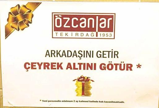Personel alımında yeni dönem! Arkadaşını getir çeyrek altını götür