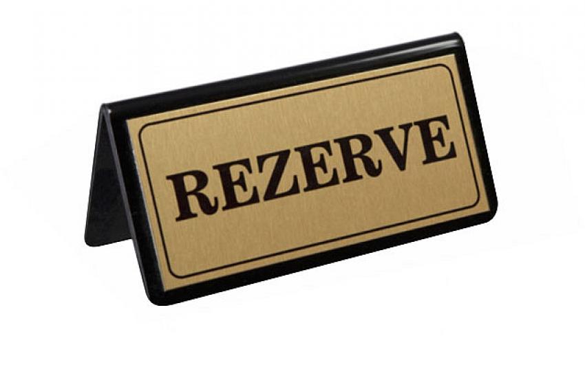 Masaüstü rezerve levhası