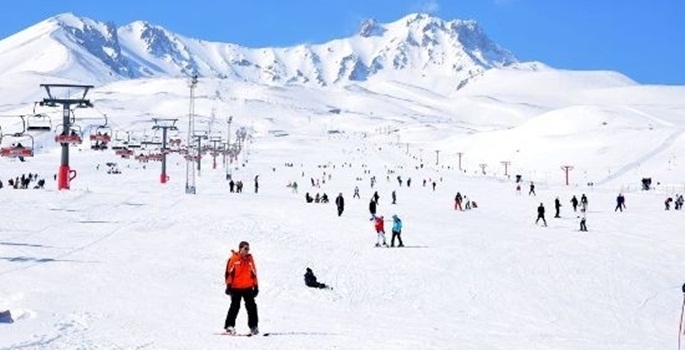 Rus turistin kış tatil tercihi yine Erciyes
