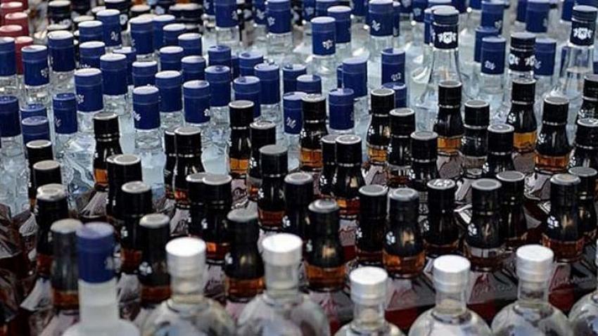 Bodrum'daki otelde 7 bin şişe sahte içki ele geçirildi