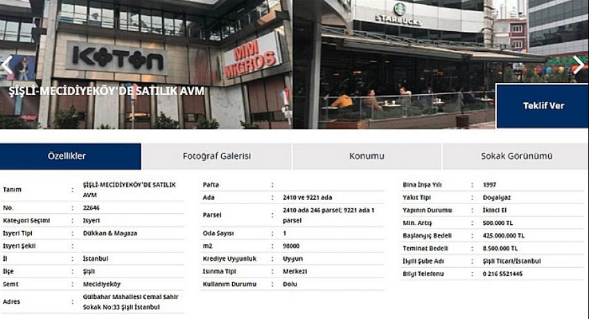 İstanbul'da satılık AVM