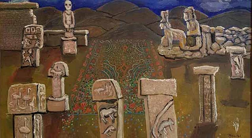 Ressam Sedef Yavuzalp Göbeklitepe Kültürel Miras ve Turizm Fuarı'nda sanatseverlerle buluşuyor