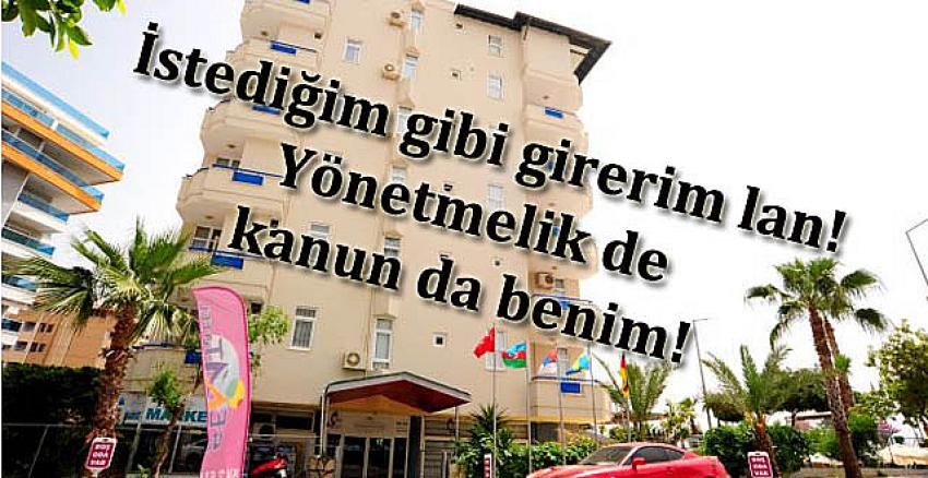 Semt Luna Beach Hotel sahibi virüs sebebiyle otelde kalan kızların odasını bastı!