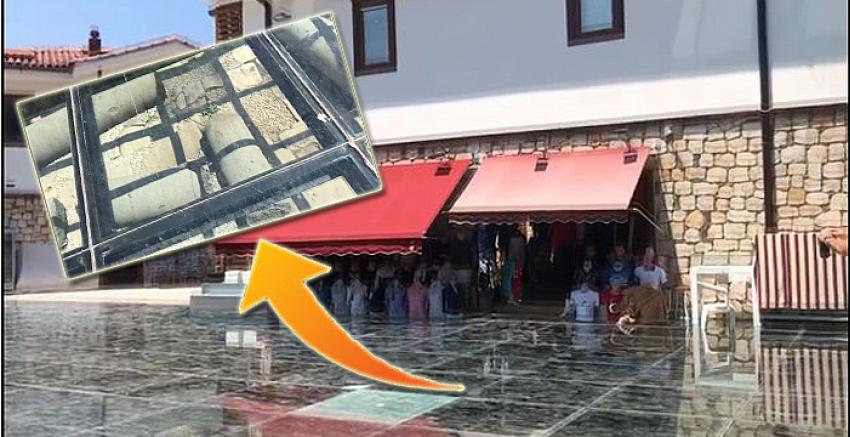 Side Antik Kenti'nde tarih ayaklar altında! Üzerine çarşı kuruldu