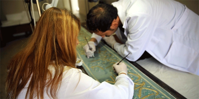 Tarihi eser doktorları iş başında