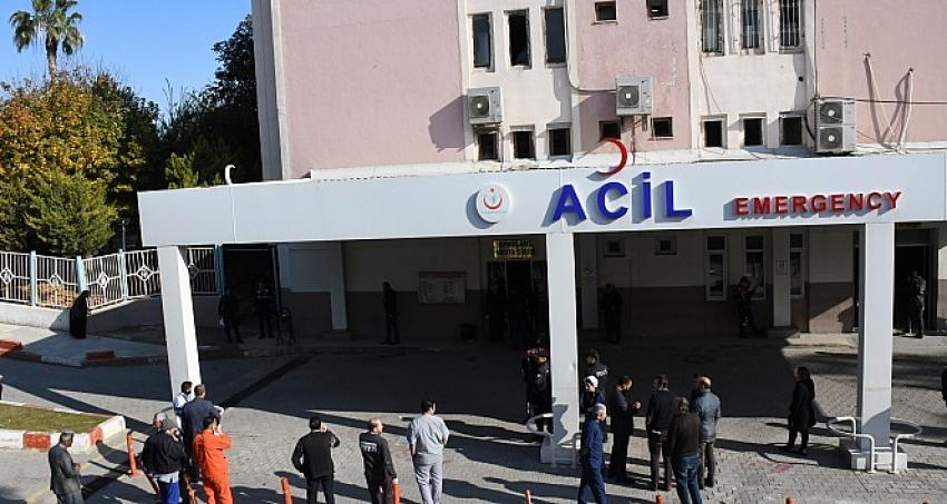 Tarsus Devlet Hastanesi'nde patlama sonrası yangın!