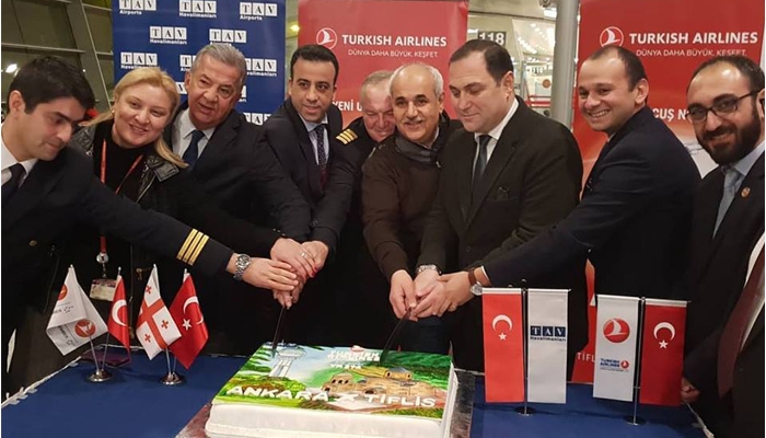 THYʹnin Ankara-Tiflis direkt uçuşları başladı