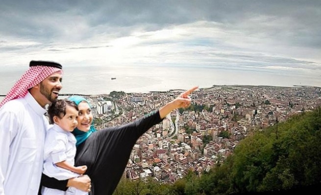 Trabzonʹda gündem Arap turist