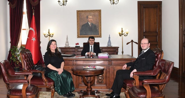 TUREB ve ANROʹdan Ankara Valisi Vasip Şahinʹe ziyaret