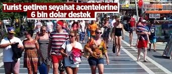 Turist getiren acentelere uçak seferi başına 6 bin dolar destek