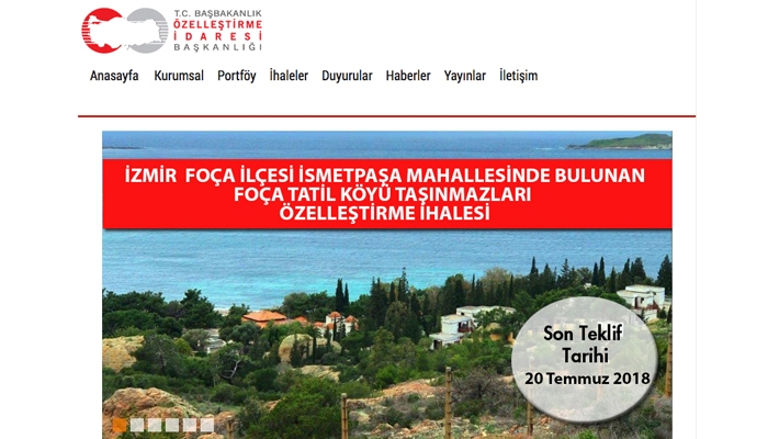 Turizmciler Foça Tatil Köyü ihalesiyle ilgili endişeli