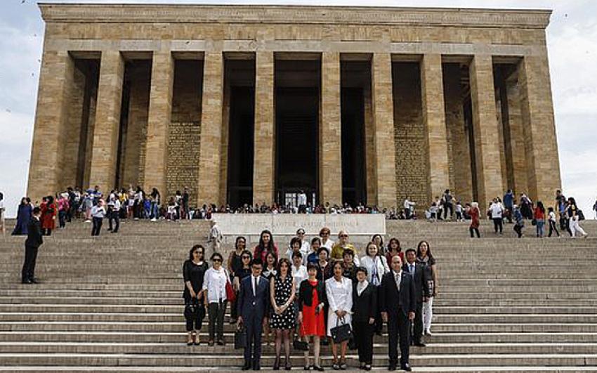Türkiye-Çin Dostluk Vakfı'ndan Anıtkabir'e Çince Rehberlik Sistemi