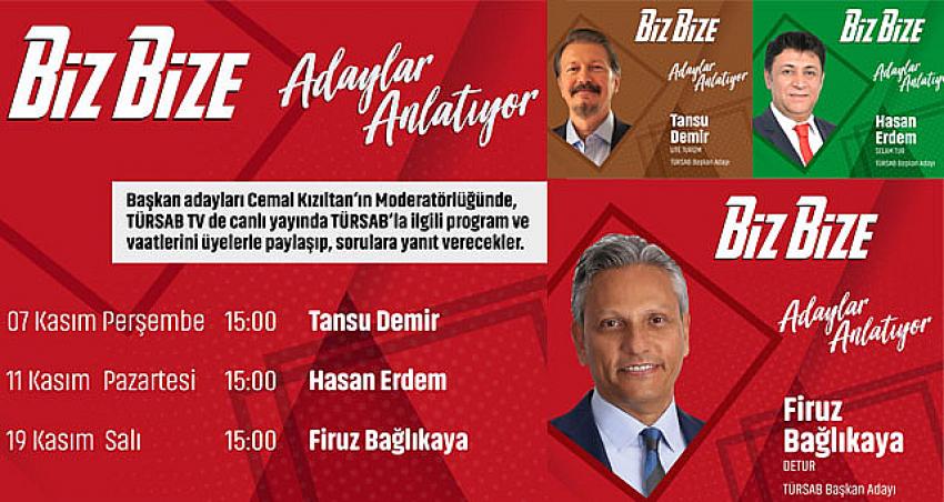 TÜRSAB başkan adayları TÜRSAB TV'de