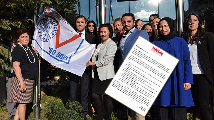TÜRSAB ISO 9001 kalite belgesi aldı