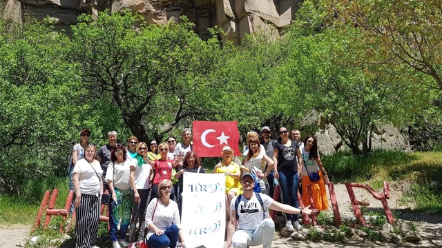Ukraynalı turizmciler Kayseri ve Kapadokya’da
