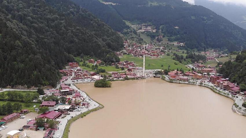Uzungöl'de şaşırtan görüntü