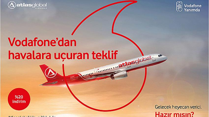 Vodafone'lular Atlasglobal Hava Yolları ile indirimli uçacak