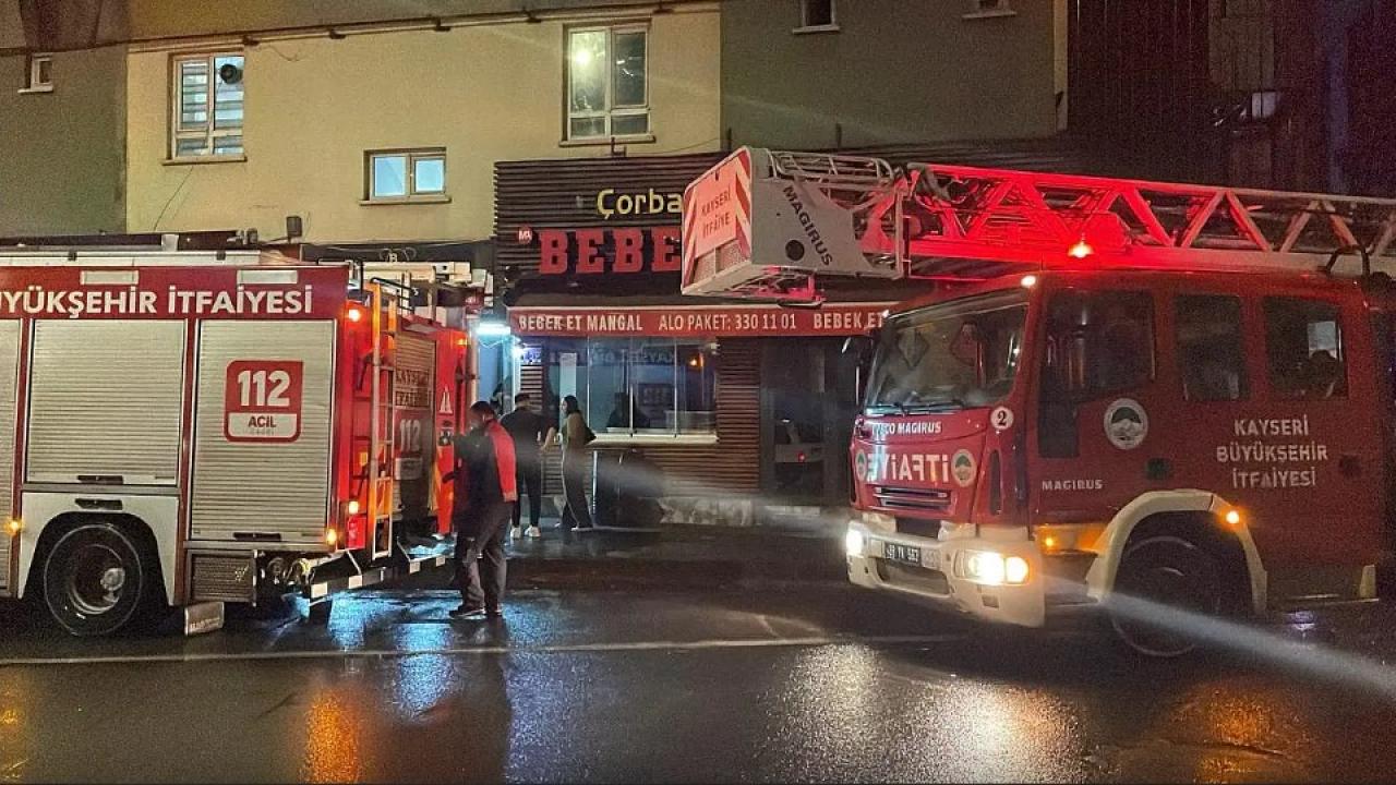 Kayseri'deki 6 katlı otel alevlere teslim oldu!