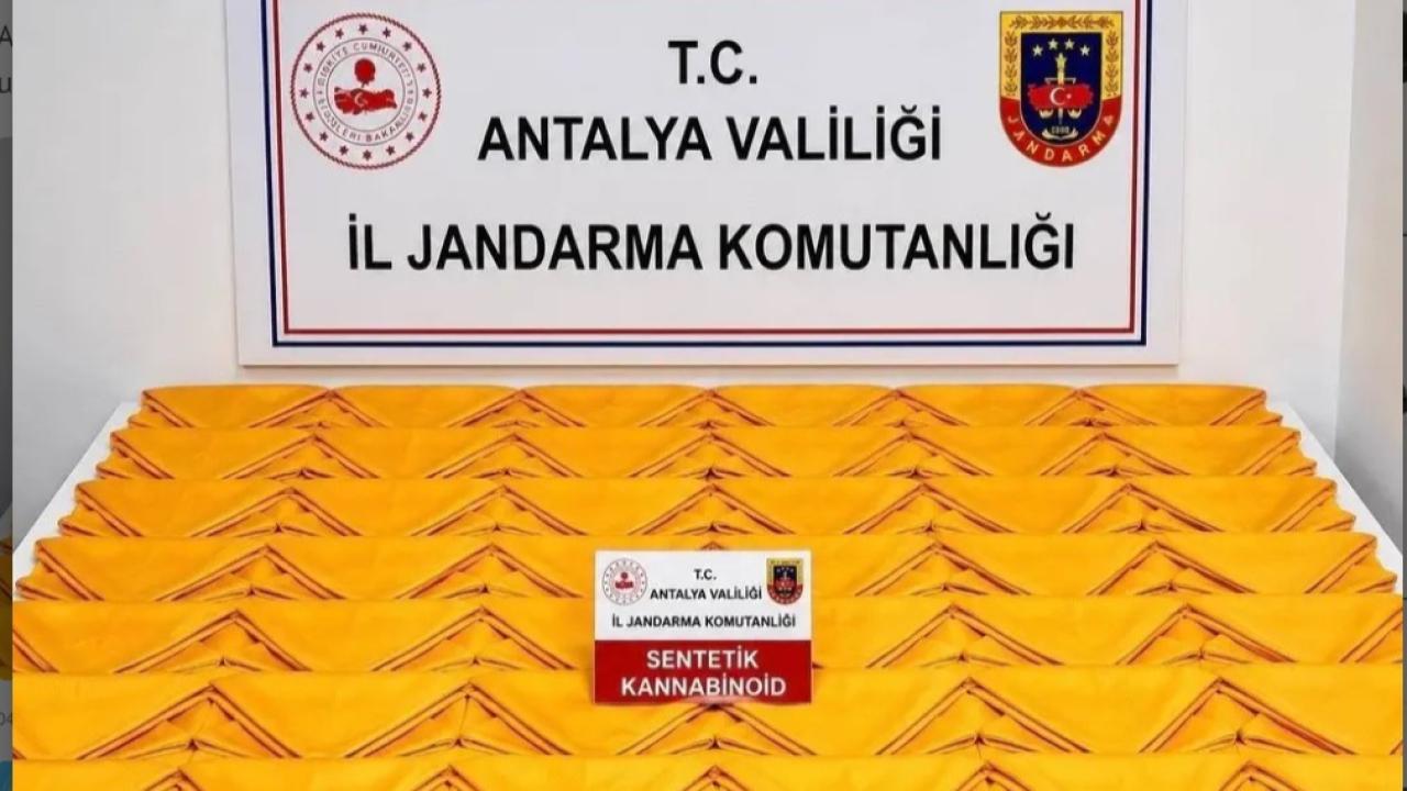 Alanya'daki otele uyuşturucu baskını! Kilolarca ele geçirild